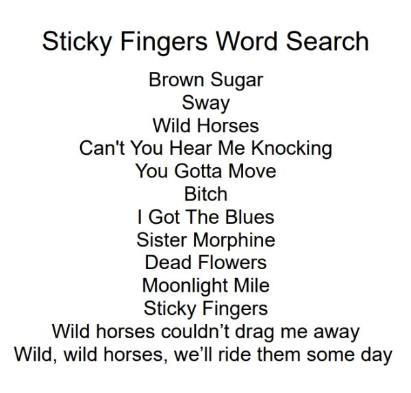 Sticky Fingers (2023)