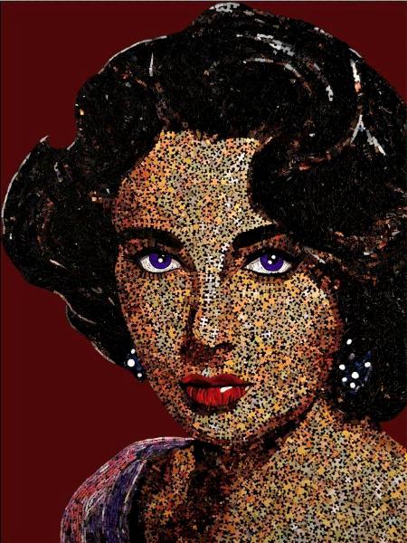 Elizabeth Taylor (Reproduction Canvas Print)