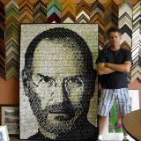 ORLANDO SENTINEL STEVE JOBS COMPUTER KEY MOSAIC (2016)