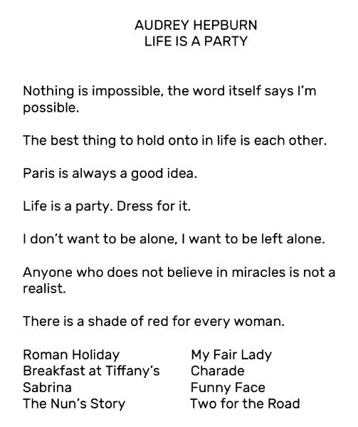 Audrey Hepburn Life is a Party (2026)