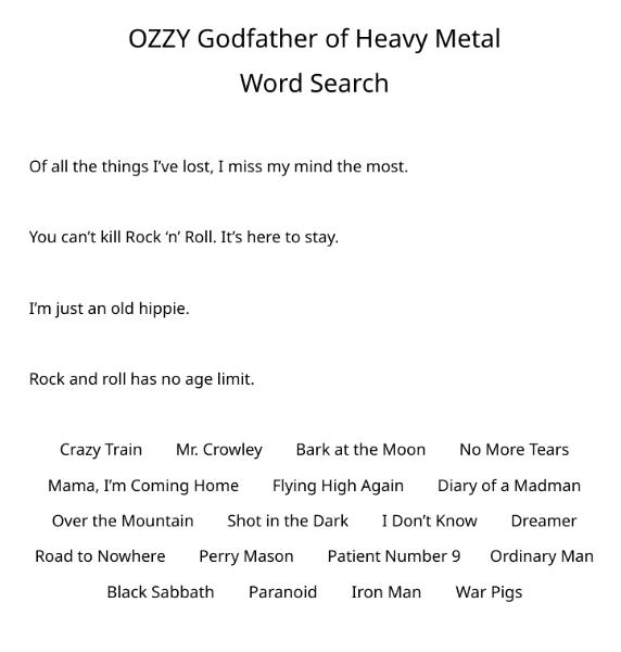 OZZY Godfather of Heavy Metal (2026)