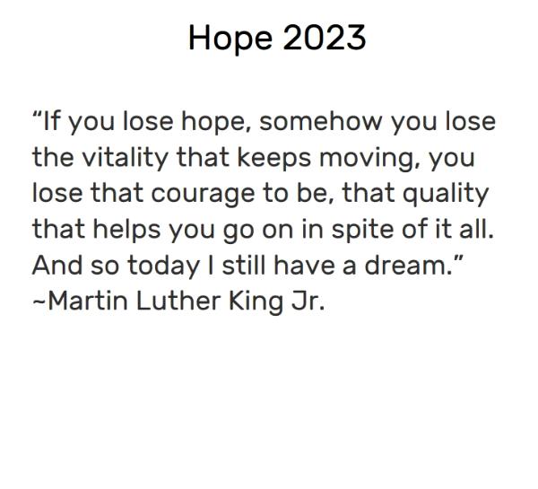 Hope (2023) Sold