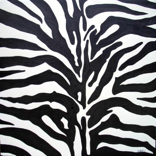 BLACK AND WHITE ZEBRA