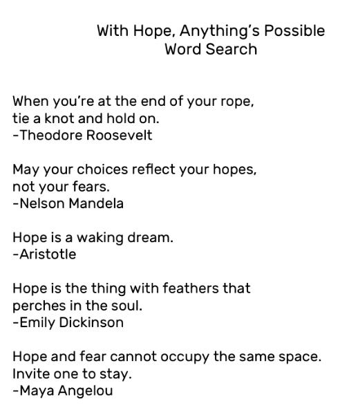 HOPE Anything's Possible (2026)